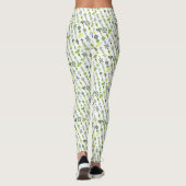Lucky Shamrock Klaver Minimale Modern Gestreept Leggings (Achterkant)
