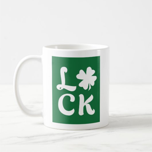 Lucky Shamrock Koffiemok (Links)