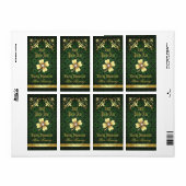 Lucky Shamrock Lace Gold Bierlabel Etiket (Full Sheet)
