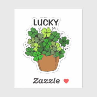 Lucky Shamrock Laptop Sticker