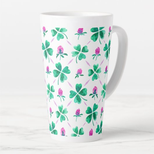 Lucky shamrock latte mok (Rechterhoek)