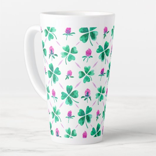 Lucky shamrock latte mok (Linkerhoek)