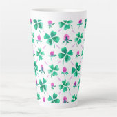 Lucky shamrock latte mok (Voorkant)