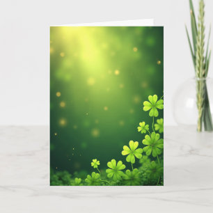 Lucky Shamrock Lente Kaart
