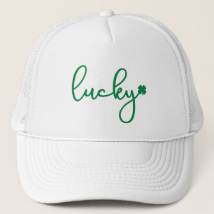 Lucky Shamrock Luck St. Patrick's Day Celebration Trucker Pet