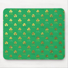 Lucky Shamrock Mousepad Muismat