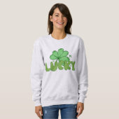 Lucky Shamrock Ontwerp Trui (Voorkant volledig)
