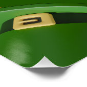 Lucky Shamrock Party St. Paddy's Day Customizable Perfect Poster (Hoek)