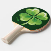 Lucky Shamrock Ping Pong Paddle Tafeltennisbatje (Voorkant Gekanteld)