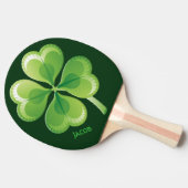 Lucky Shamrock Ping Pong Paddle Tafeltennisbatje (Zijkant)