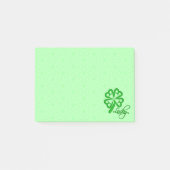 Lucky Shamrock Post-it® Notes (Voorkant)