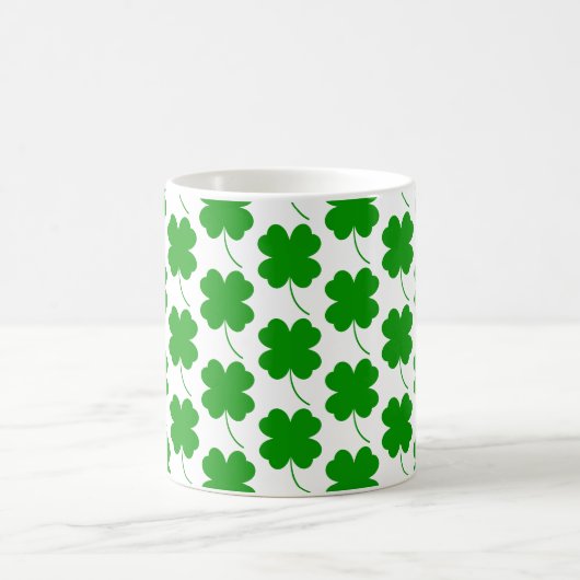 Lucky Shamrock Printed St.Patrick's Koffiemok (Center)