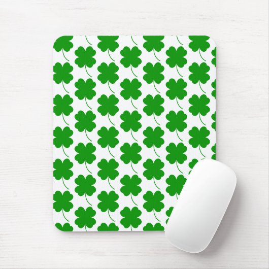 Lucky Shamrock Printed St.Patrick's Muismat (Met muis)