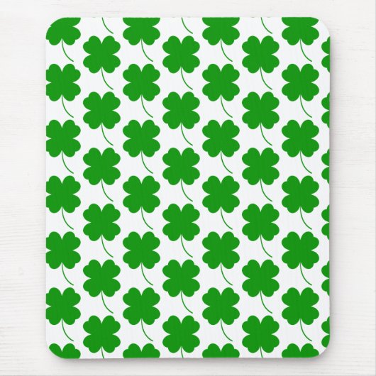 Lucky Shamrock Printed St.Patrick's Muismat (Voorkant)