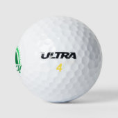 Lucky Shamrock Rainbow Golfballen (Logo)