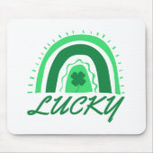 Lucky Shamrock Rainbow Muismat (Voorkant)