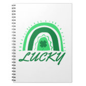 Lucky Shamrock Rainbow Notitieboek (Voorkant)