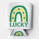 Lucky Shamrock Rainbow St Patricks Blikjeskoeler (Voorkant)