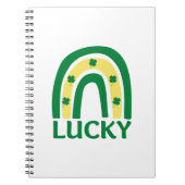 Lucky Shamrock Rainbow St Patricks Notitieboek (Voorkant)