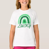 Lucky Shamrock Rainbow St Patrick's T-shirt (Voorkant)