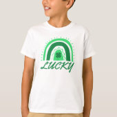 Lucky Shamrock Rainbow St. Patrick's T-Shirt (Voorkant)