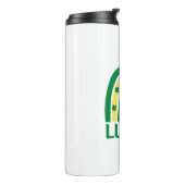 Lucky Shamrock Rainbow St Patricks Thermosbeker (Gedraaid links)