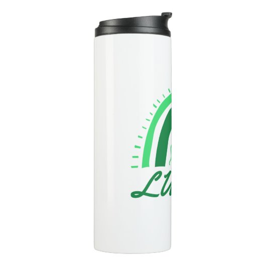 Lucky Shamrock Rainbow Thermosbeker (Gedraaid links)