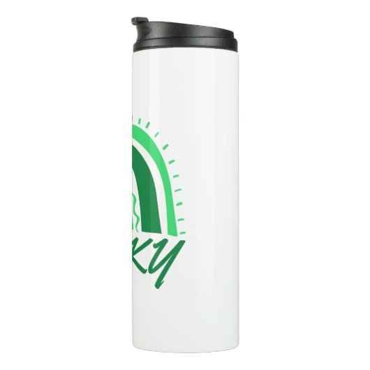 Lucky Shamrock Rainbow Thermosbeker (Geroteerd rechts)