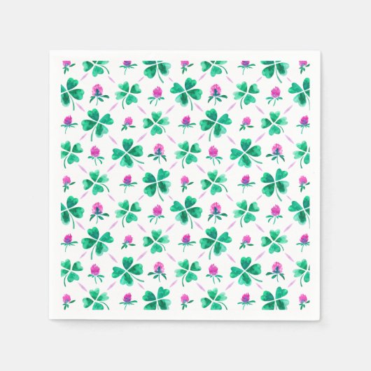 Lucky shamrock servet (Voorkant)