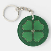 Lucky Shamrock Sleutelhanger (Voorkant)