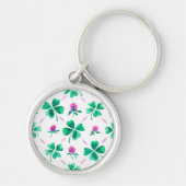 Lucky shamrock sleutelhanger (Voorkant)