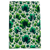 Lucky Shamrock St. Patrick’s Day Gift Bag Medium Cadeauzakje (Voorkant)