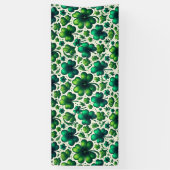 Lucky Shamrock St. Patrick’s Day Party Banner (Verticaal)
