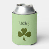 Lucky Shamrock St. Patrick's Day Blikjeskoeler (Blikje Voorkant)