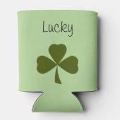 Lucky Shamrock St. Patrick's Day Blikjeskoeler (Achterkant)