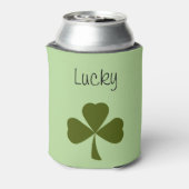 Lucky Shamrock St. Patrick's Day Blikjeskoeler (Blikje Achterkant)