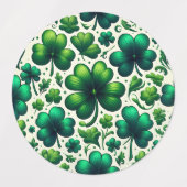 Lucky Shamrock St. Patrick's Day-cadeau-etiketten Labels (Design 2)