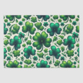 Lucky Shamrock St. Patrick's Day-cadeauverpakkings Tissuepapier (Voorkant)