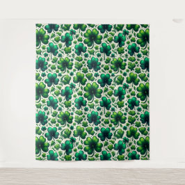 Lucky Shamrock St. Patrick's Day decoratieve wandt Wandkleed