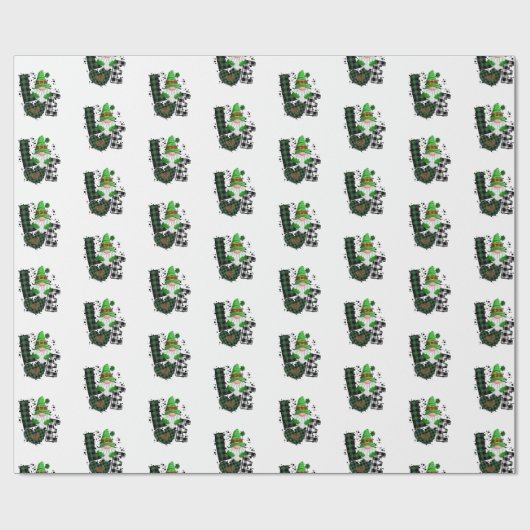 Lucky Shamrock St. Patrick's Day inpakpapier (Vlak)