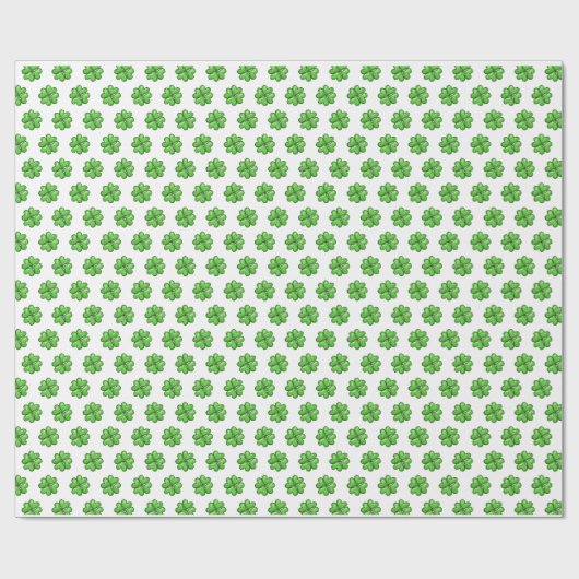 Lucky Shamrock St. Patrick's Day inpakpapier (Vlak)