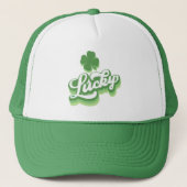 Lucky Shamrock St Patrick's Day Irish Trucker Pet (Voorkant)