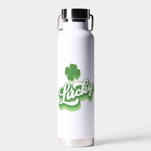 Lucky Shamrock St Patrick's Day Irish Waterfles (Voorkant)