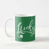 Lucky Shamrock St Patricks Day Koffiemok (Links)