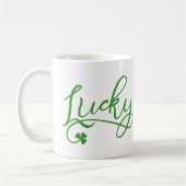 Lucky Shamrock St Patricks Day Koffiemok (Links)