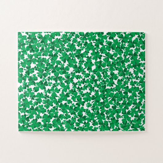 Lucky Shamrock - St Patrick's Day Legpuzzel (Horizontaal)