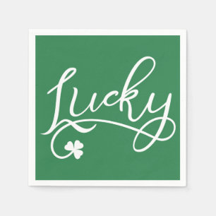 Lucky Shamrock St Patricks Day Party Servetten