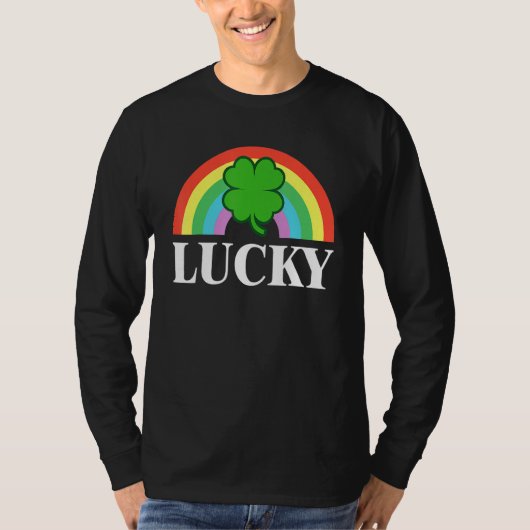 Lucky Shamrock St Patrick's Day Saint Paddy's Rain T-shirt (Voorkant)