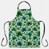 Lucky Shamrock St. Patrick's Day Schort (Voorkant)