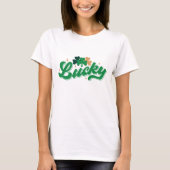 Lucky Shamrock St. Patrick's Day T-shirt (Voorkant)
